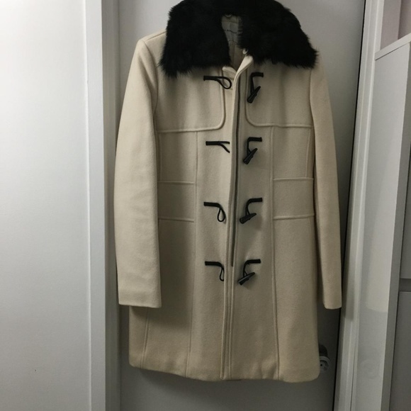 Banana Republic Jackets & Blazers - Banana Republic Ivory Duffle Wool Coat